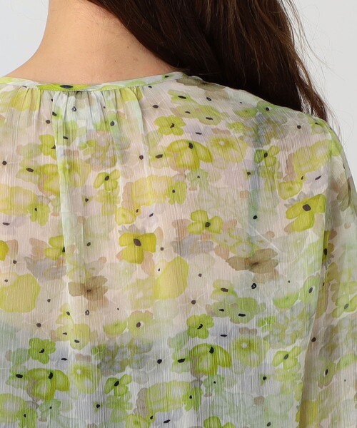 BAUM UND PFERDGARTEN(バウムウンドヘルガーデン)の「BAUM UND PFERDGARTEN MIKAELA シフォンブラウス(シャツ/ブラウス・レディース・ライトグリーン・36)」の7枚目の写真
