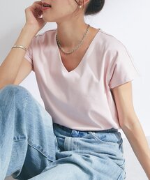 フレンチVネックTシャツ