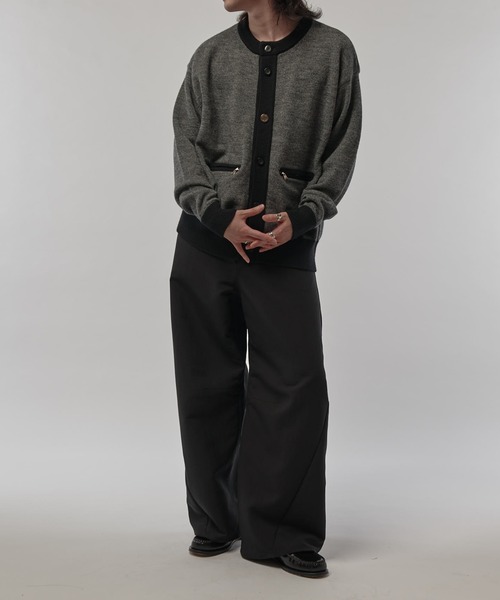 CULLNI/クルニ】クルーネックカーディガン（カーディガン/ボレロ