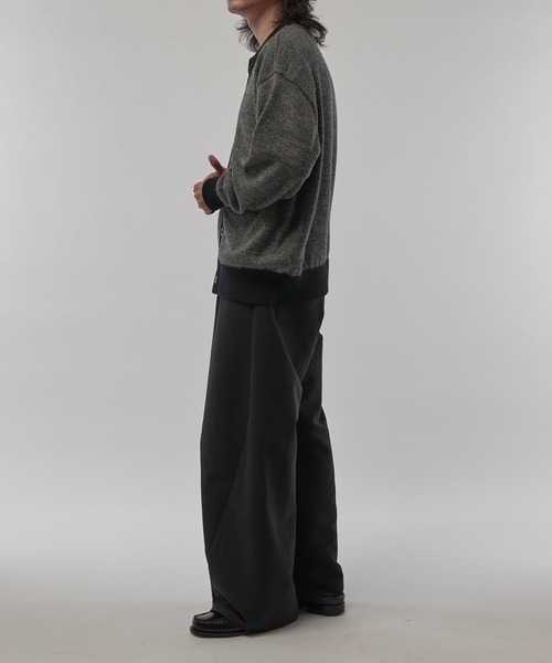 CULLNI（クルニ）の「【CULLNI/クルニ】クルーネックカーディガン（カーディガン/ボレロ・メンズ・グレー/ブラック/モカ・1/2）」の22枚目の写真