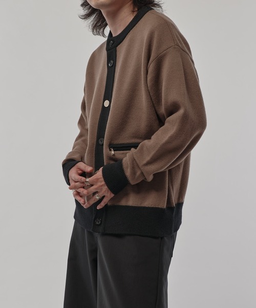 CULLNI/クルニ】クルーネックカーディガン（カーディガン/ボレロ