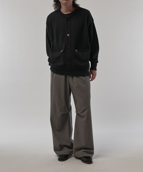 CULLNI/クルニ】クルーネックカーディガン（カーディガン/ボレロ