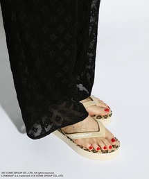 LOVE BOAT（ラブ・ボート）の「■LOVEBOAT レオパードビーチサンダル（サンダル）」