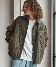 CAMBIO | mj10954-Split Wave Quilting Shirts Jacket シャツジャケット(A55225cmb)(その他アウター)