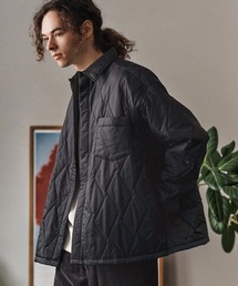 CAMBIO(JrI)mj10954-Split Wave Quilting Shirts Jacket VcWPbg(A55225cmb)(̑AE^[)