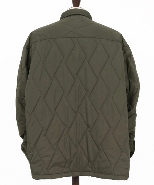 CAMBIO（カンビオ）の「mj10954-Split Wave Quilting Shirts Jacket シャツジャケット(A55225cmb)（その他アウター・メンズ・オリーブ/ブラック・L/M/S）」の19枚目の写真