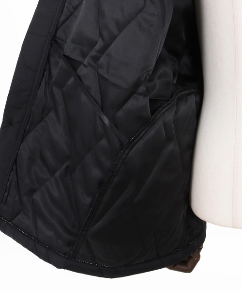 CAMBIO（カンビオ）の「mj10954-Split Wave Quilting Shirts Jacket シャツジャケット(A55225cmb)（その他アウター・メンズ・オリーブ/ブラック・L/M/S）」の3枚目の写真