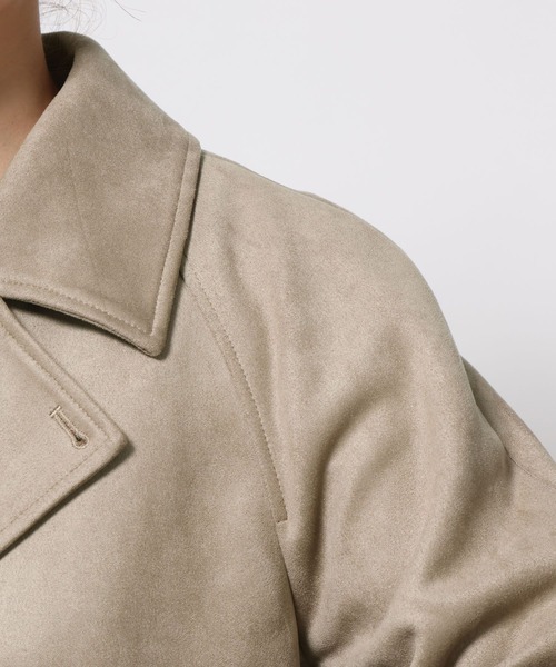 セール】スウェードショートトレンチコート(HARE)（トレンチ