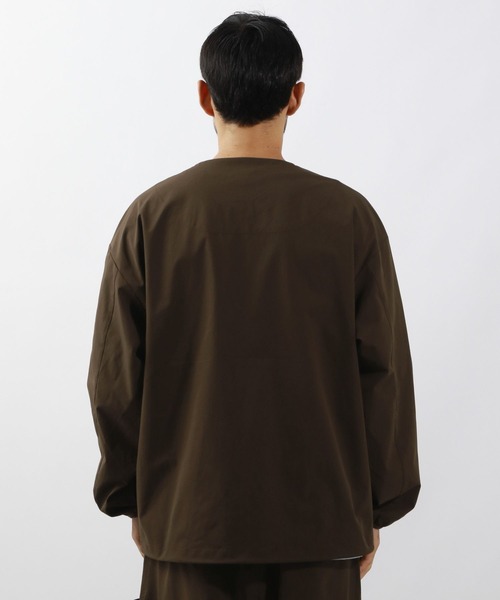 BAYFLOW（ベイフロー）の「【BUDDIES Dept.】ユーティリティカーディガン[UVケア・吸水速乾]（カーディガン/ボレロ・メンズ・ブラウン/ブラック・LARGE/MEDIUM）」の6枚目の写真