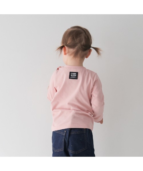 CHEEK ROOM（チークルーム）の「チークルーム おばけの焼きいも　ロングＴシャツ（Tシャツ/カットソー・キッズ・ピンク/ブルー/ブラック・90cm/100cm/110cm/120cm/130cm/80ｃｍ）」の8枚目の写真