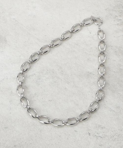 OPAQUE.CLIP（オペークドットクリップ）の「チェーンマンテルネックレス（ネックレス・レディース・シルバー/ゴールド・00）」の2枚目の写真