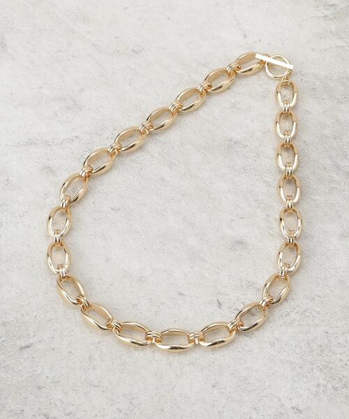 OPAQUE.CLIP（オペークドットクリップ）の「チェーンマンテルネックレス（ネックレス・レディース・シルバー/ゴールド・00）」の4枚目の写真