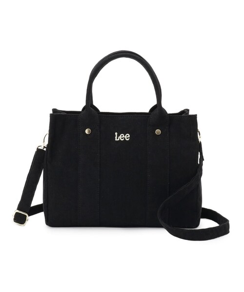 Lee(リー)の「【Lee別注】コーデュロイスクエアトート(トートバッグ・レディース・ダークグレー/ナチュラル/ブラック/サックスブルー/ブラウン系・00)」の18枚目の写真