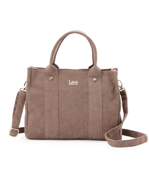 Lee(リー)の「【Lee別注】コーデュロイスクエアトート(トートバッグ・レディース・ダークグレー/ナチュラル/ブラック/サックスブルー/ブラウン系・00)」の19枚目の写真
