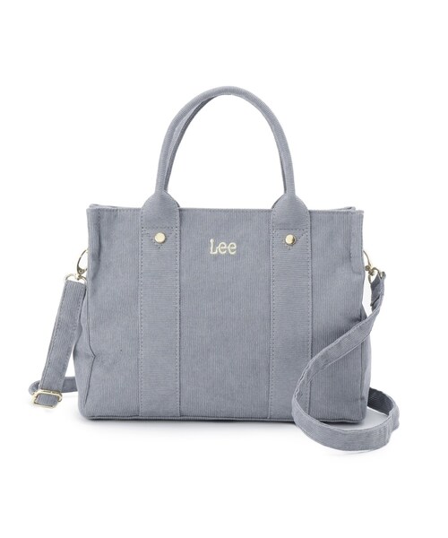 Lee(リー)の「【Lee別注】コーデュロイスクエアトート(トートバッグ・レディース・ダークグレー/ナチュラル/ブラック/サックスブルー/ブラウン系・00)」の21枚目の写真