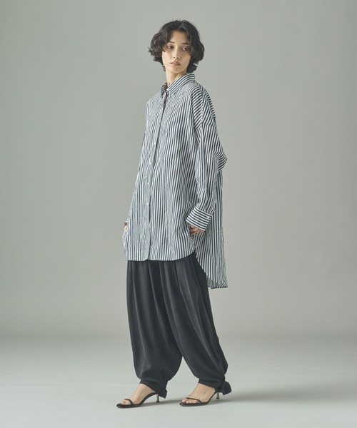 カレンソロジー ダブルサテンタックパンツ Curensology｜ダブルサテンタックパンツ | Rakuten Fashion(楽天