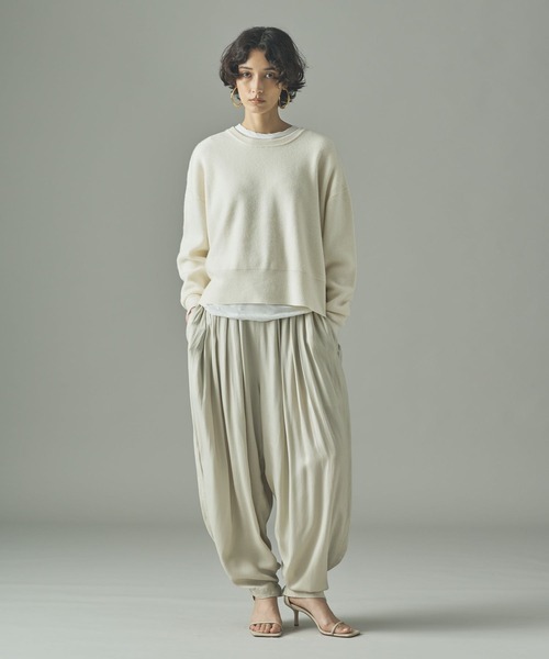 Curensology(カレンソロジー)/サテンタックパンツ（その他パンツ