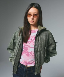 X-girl　アウター　ナイロンジャケット カーキ X-girl SPORTS エックスガールスポーツアウター レディース