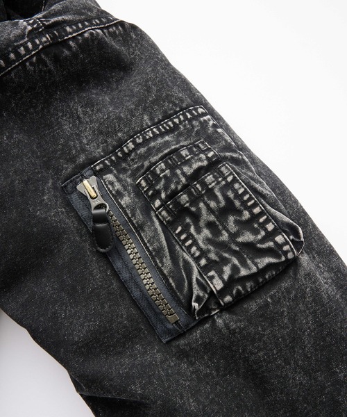 X-girl(エックスガール)の「FADED REVERSIBLE MA-1 JACKET(MA-1・レディース・ブラック/オリーブ・S/M)」の11枚目の写真