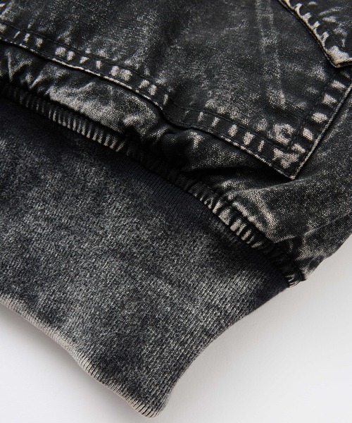 X-girl(エックスガール)の「FADED REVERSIBLE MA-1 JACKET(MA-1・レディース・ブラック/オリーブ・S/M)」の14枚目の写真