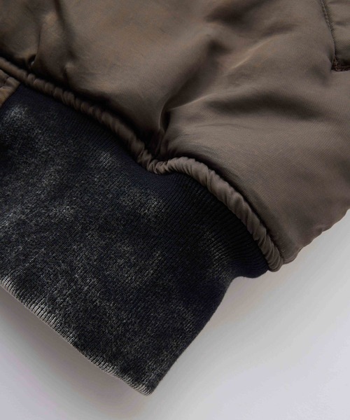 X-girl(エックスガール)の「FADED REVERSIBLE MA-1 JACKET(MA-1・レディース・ブラック/オリーブ・S/M)」の20枚目の写真