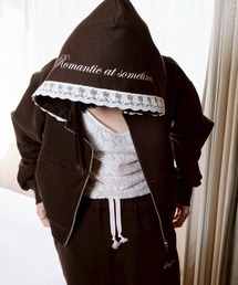 Smyeon(X~)Compact lace zip hoodie / [XtRpNgWbvt[fB[(p[J[)