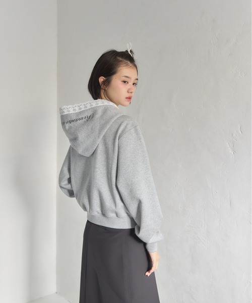 スミョン レース付きコンパクトジャケット Compact lace jaket 【公式
