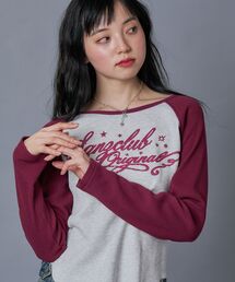 SEQUENZ（シークエンズ）の「【sqnz（エスキュンズ）】sqnz angel thermal / ロンT クルーネック ラグラン サーマル ワッフル 長袖 プリント（Tシャツ/カットソー）」