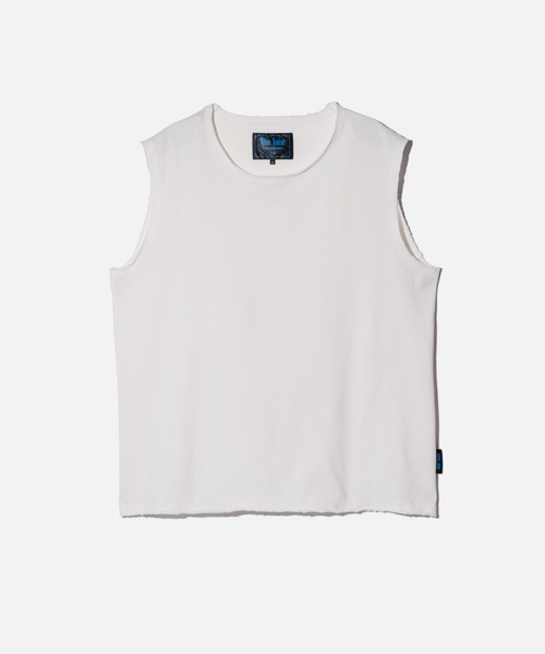 glamb(グラム)の「Blue Noise Premium Grade Sleeveless T-Shirt / ブルーノイズプレミアムグレードスリーブレスTシャツ(Tシャツ/カットソー・メンズ・ブラック/ホワイト・S/M/L)」の3枚目の写真