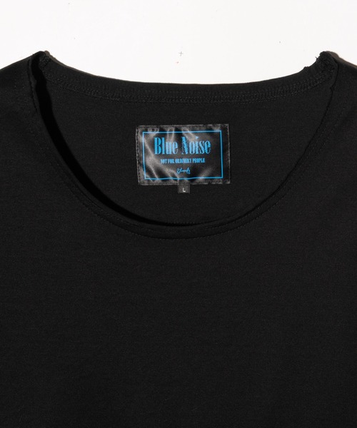 glamb(グラム)の「Blue Noise Premium Grade Sleeveless T-Shirt / ブルーノイズプレミアムグレードスリーブレスTシャツ(Tシャツ/カットソー・メンズ・ブラック/ホワイト・S/M/L)」の13枚目の写真