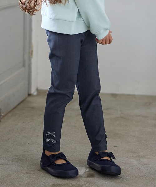 裾リボン 無地レギンス（レギンス/スパッツ）｜ANY（エニィ）の