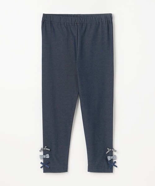 ANY（エニィ）の「裾リボン 無地レギンス（レギンス/スパッツ・キッズ・ネイビー系/ブラック系・120/100/90/130/110）」の8枚目の写真