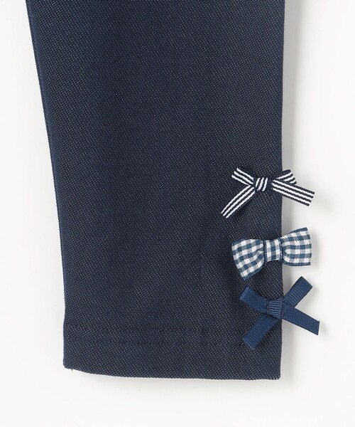 ANY（エニィ）の「裾リボン 無地レギンス（レギンス/スパッツ・キッズ・ネイビー系/ブラック系・120/100/90/130/110）」の10枚目の写真