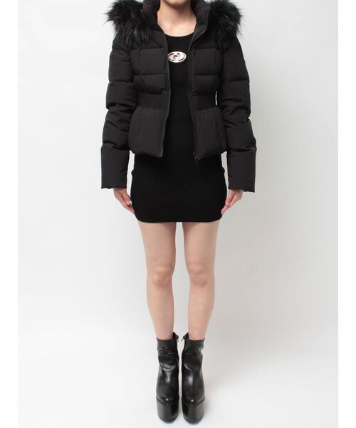 GYDAダウンジャケット GDベルト付きショートダウンコート（ダウン