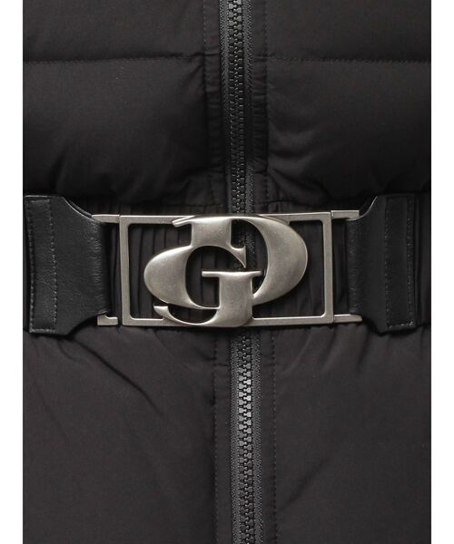 GYDA（ジェイダ）の「GDベルト付きショートダウンコート（ダウンジャケット/コート・レディース・ブラック/オフホワイト・FREE）」の8枚目の写真