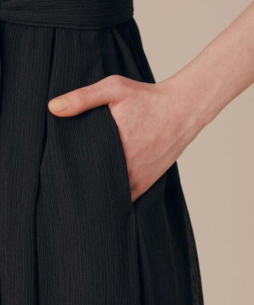 MACKINTOSH LONDON（マッキントッシュ ロンドン）の「ポリエステルクレープワンピース（ワンピース・レディース・ブラック/ホワイト系その他・40/38）」の10枚目の写真