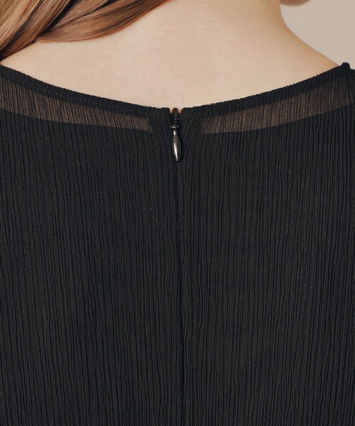 MACKINTOSH LONDON（マッキントッシュ ロンドン）の「ポリエステルクレープワンピース（ワンピース・レディース・ブラック/ホワイト系その他・40/38）」の11枚目の写真