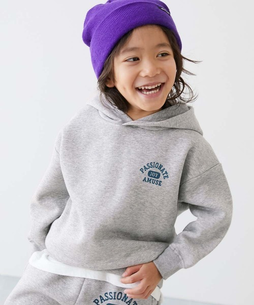 セール】デビラボ プリント裏起毛プルパーカー（パーカー）｜devirock