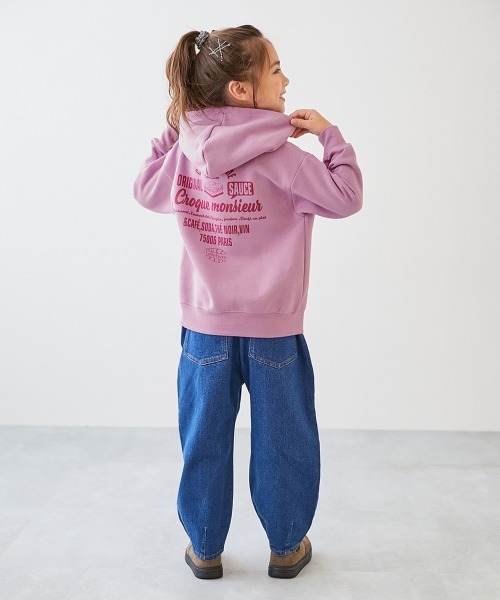 セール】デビラボ プリント裏起毛プルパーカー（パーカー）｜devirock