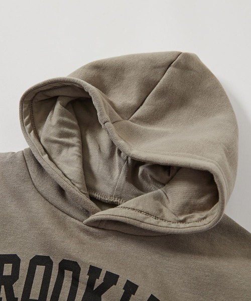 devirock(デビロック)の「デビラボ プリント裏起毛プルパーカー(パーカー・キッズ・グレー系2/ブラック系5/グレー系3/ブラック系6/ベージュ系1/ブラック系2/ブラック系4/グレー系1/ブラック系1/ベージュ系2/ブラック系3/ブルー系1/ピンク系1・100cm/110cm/120cm/130cm/140cm/150cm/160cm)」の19枚目の写真