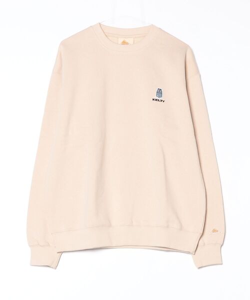 KELTY（ケルティ）の「デイパッククルーネックスウェット（スウェット・レディース・ネイビー/ベージュ/杢グレー/ブラック/ホワイト・S/MEDIUM/L/XL）」の4枚目の写真