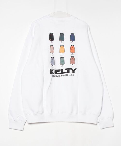 KELTY（ケルティ）の「デイパッククルーネックスウェット（スウェット・レディース・ネイビー/ベージュ/杢グレー/ブラック/ホワイト・S/MEDIUM/L/XL）」の6枚目の写真
