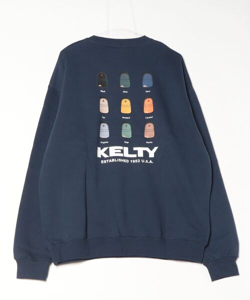 KELTY（ケルティ）の「デイパッククルーネックスウェット（スウェット・レディース・ネイビー/ベージュ/杢グレー/ブラック/ホワイト・S/MEDIUM/L/XL）」の7枚目の写真