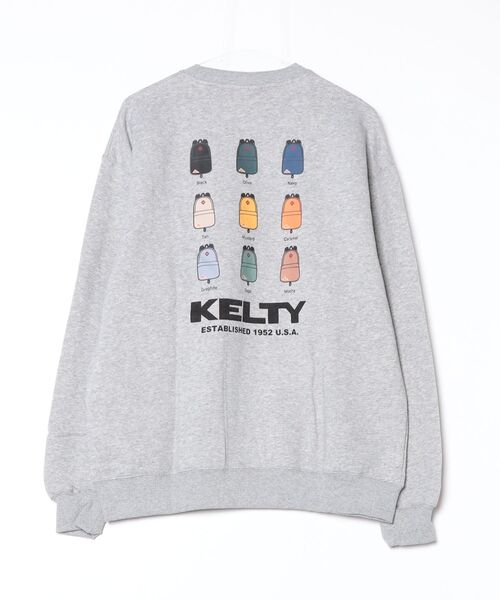 KELTY（ケルティ）の「デイパッククルーネックスウェット（スウェット・レディース・ネイビー/ベージュ/杢グレー/ブラック/ホワイト・S/MEDIUM/L/XL）」の8枚目の写真