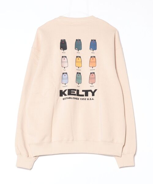 KELTY（ケルティ）の「デイパッククルーネックスウェット（スウェット・レディース・ネイビー/ベージュ/杢グレー/ブラック/ホワイト・S/MEDIUM/L/XL）」の9枚目の写真