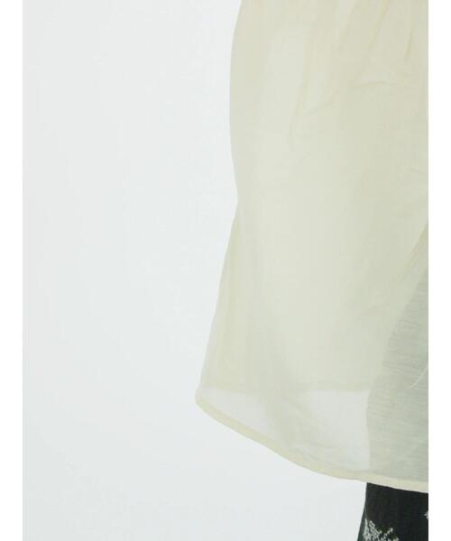 TSUHARU by Samansa Mos2(ツハルバイサマンサモスモス)の「切替レース貼り前開きブラウス(シャツ/ブラウス・レディース・キナリ/ブラック/イエロー・F)」の19枚目の写真