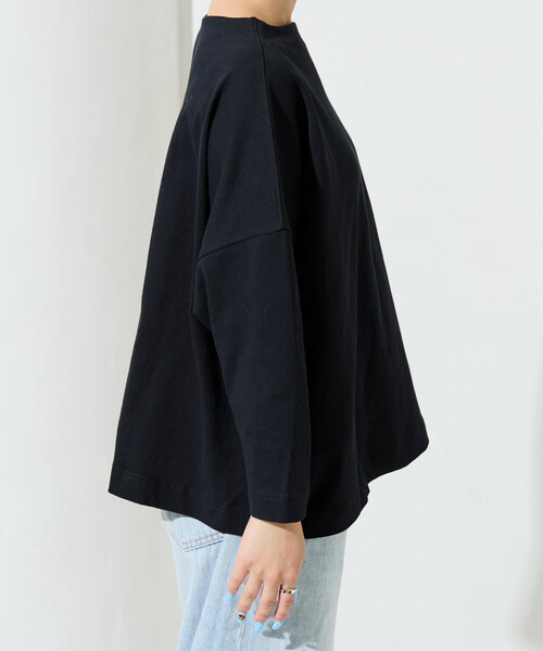 FREAK'S STORE（フリークスストア）の「限定展開　バスク ロング スリーブ Tシャツ（Tシャツ/カットソー・レディース・ベージュ/マスタード/ネイビー/グリーン/レッド/ブラウン/ブラック/グレー/オフホワイト・ﾌﾘ-）」の13枚目の写真