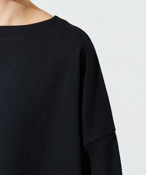 FREAK'S STORE（フリークスストア）の「限定展開　バスク ロング スリーブ Tシャツ（Tシャツ/カットソー・レディース・ベージュ/マスタード/ネイビー/グリーン/レッド/ブラウン/ブラック/グレー/オフホワイト・ﾌﾘ-）」の16枚目の写真