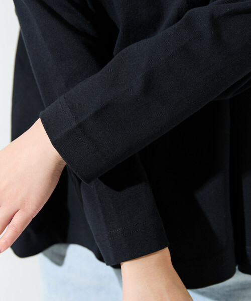 FREAK'S STORE（フリークスストア）の「限定展開　バスク ロング スリーブ Tシャツ（Tシャツ/カットソー・レディース・ベージュ/マスタード/ネイビー/グリーン/レッド/ブラウン/ブラック/グレー/オフホワイト・ﾌﾘ-）」の20枚目の写真