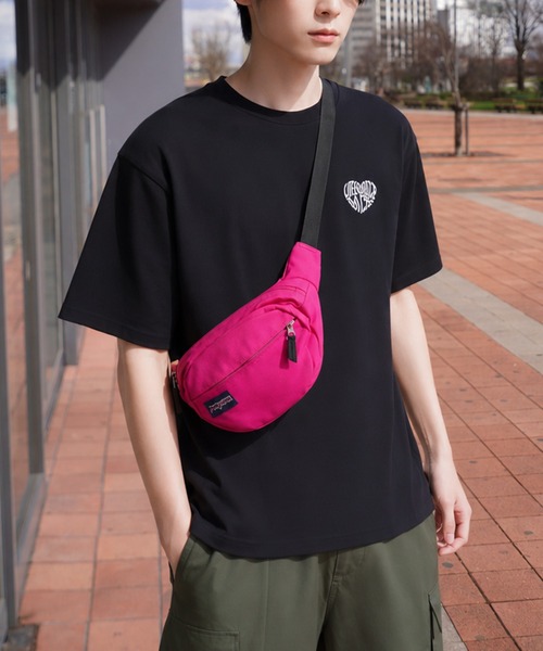 ZIP FIVE(ジップファイブ)の「高密度編み 綿100% ワンポイントハート刺繍 2タイプ ハーフスリーブTシャツ(Tシャツ/カットソー・メンズ・ホワイト×ブルー/ホワイト系その他/ブラック×ホワイト/ホワイト×レッド/ブラック系その他/ホワイト系その他2・MEDIUM/LARGE)」の14枚目の写真